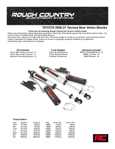 Installation Manual
